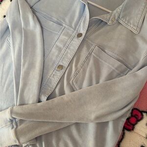 Light Blue Button-Up Shirt